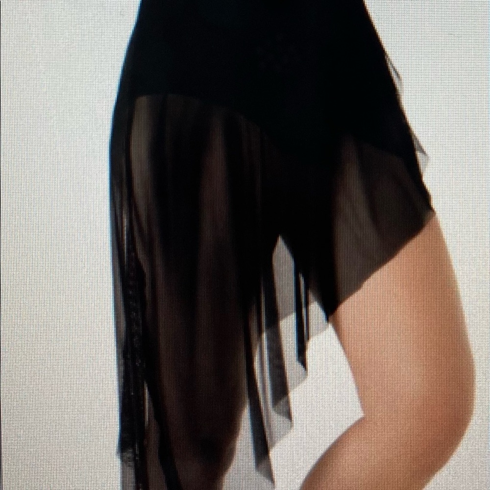 Black Asymmetrical Skirt